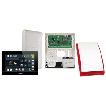 ZESTAW ALARMOWY SATEL INTEGRA 128 + INT-TSI-B + OPU-3P + AWT682 + 17Ah + SYRENA SP-4001R